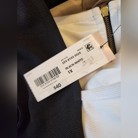 Worthington woman's stretch color block dress - Picture 6 of 6